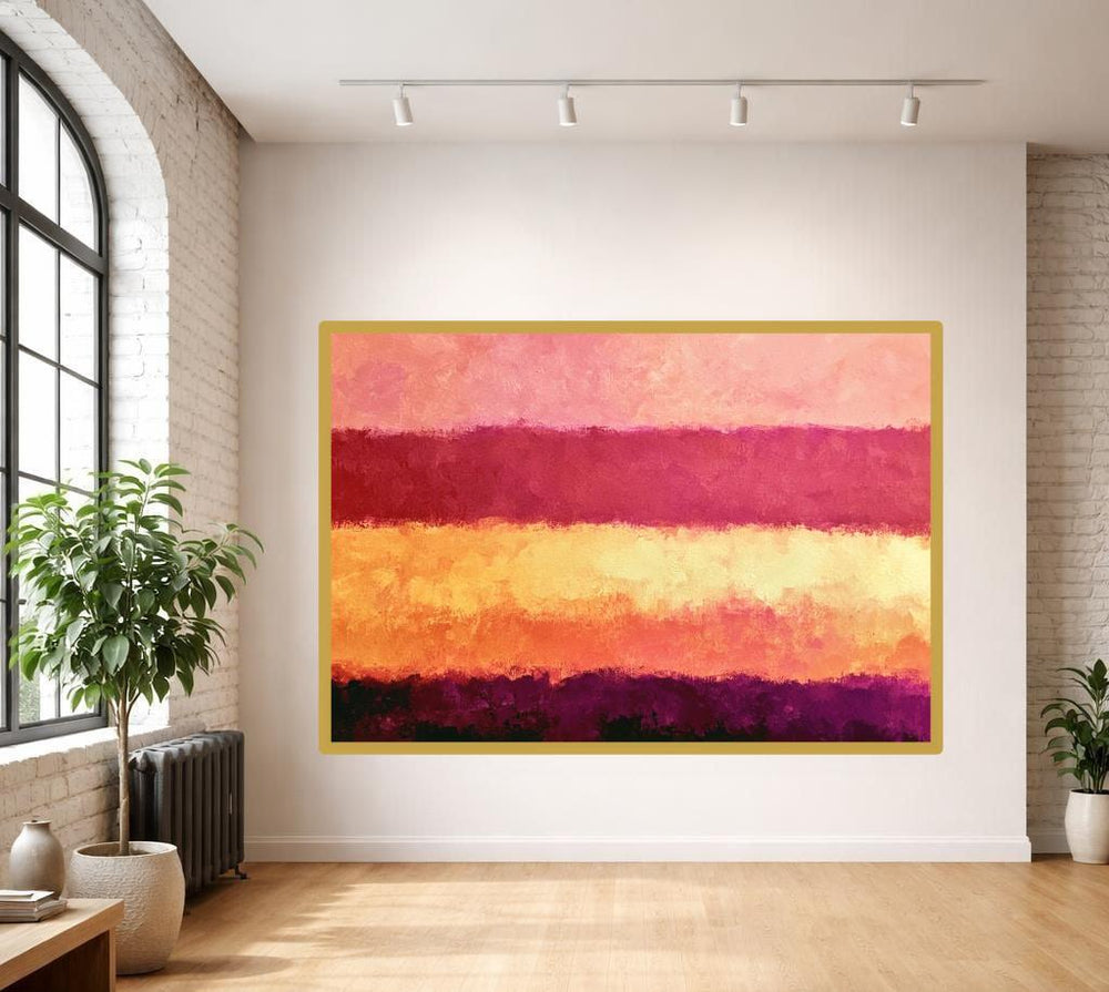 Mark Rothko Pink Gallery Canvas Print, Modern Color Field Art, Living Room Wall Decor