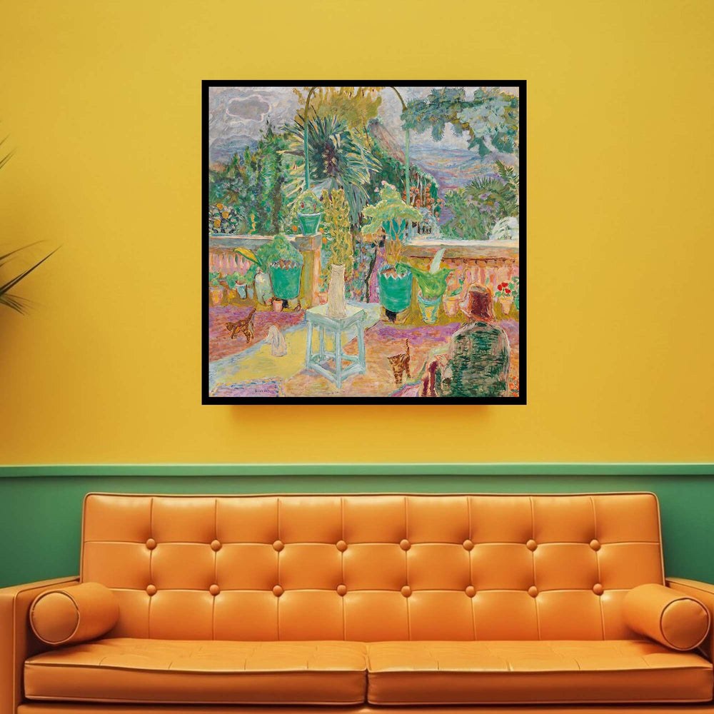 Pierre Bonnard Art Print, A Terrace in Grasse, Ready to Hang Canvas