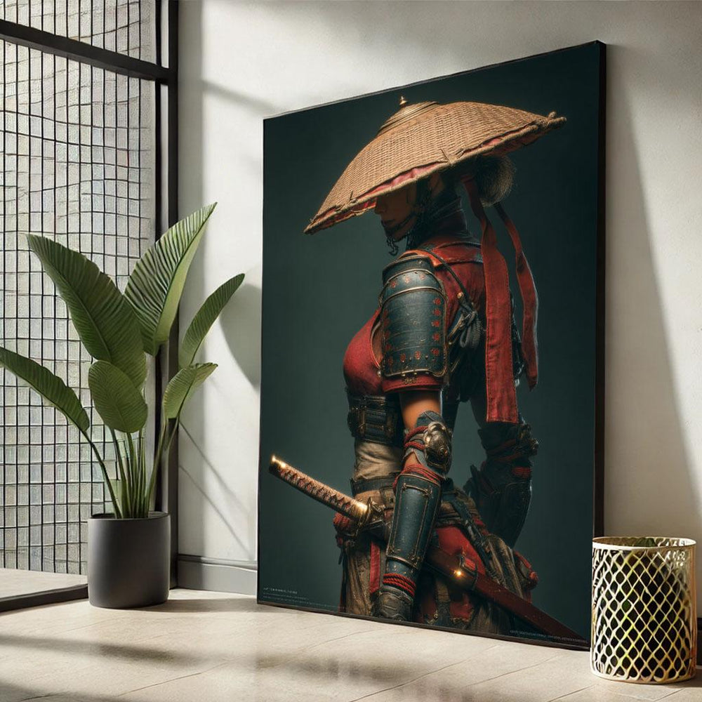 Samurai Warrior Canvas Print | Bold Japanese Wall Art