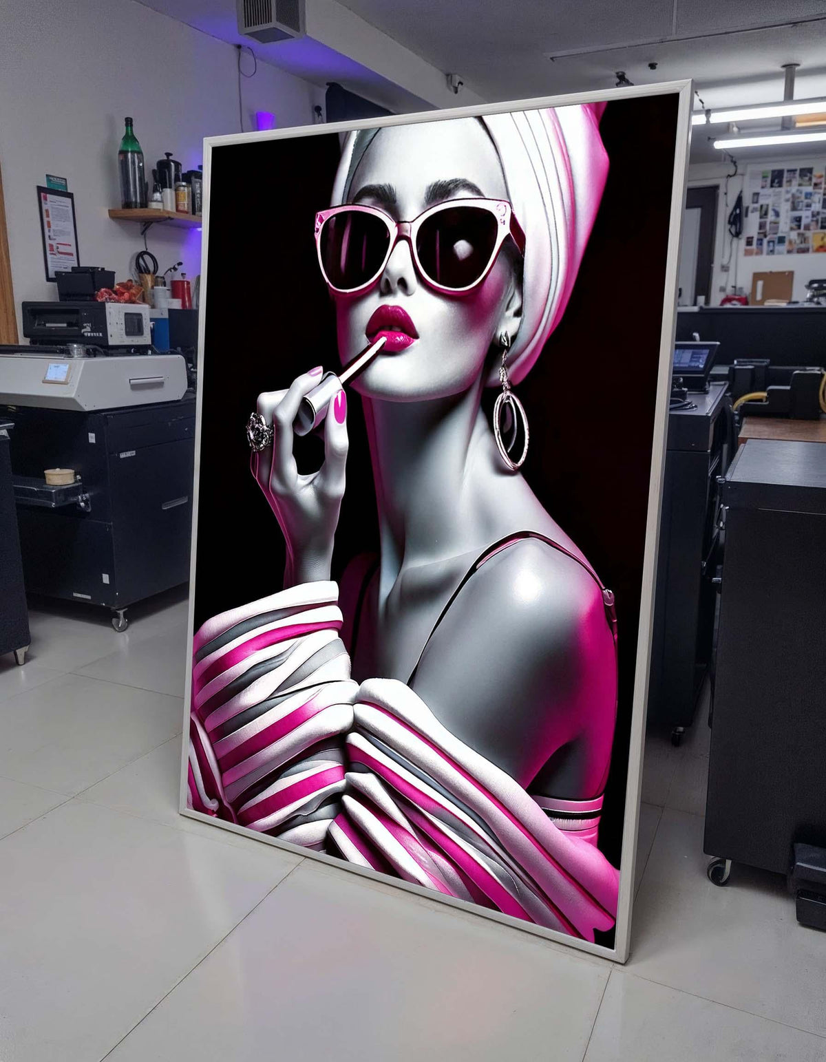 Audrey Hepburn Colorful Art, Glamorous Vintage Woman Portrait, Elegant Wall Decor, Timeless Fashion Canvas, Retro Chic Art Gift
