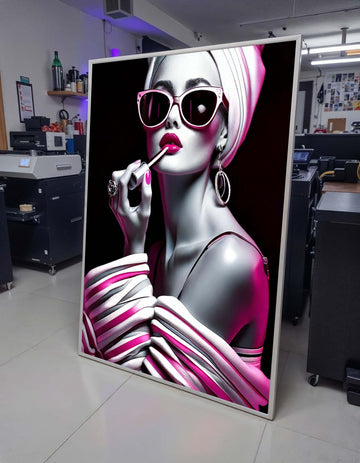 Audrey Hepburn Colorful Art, Glamorous Vintage Woman Portrait, Elegant Wall Decor, Timeless Fashion Canvas, Retro Chic Art Gift