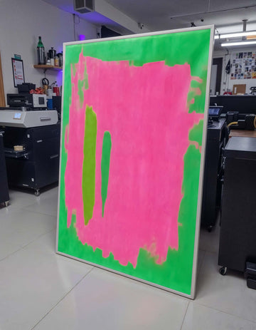 Pink-Green Mark Rothko Framed Canvas,Mark Rothko Wall Art, Art Reproduction,Rothko Reproduction,Rothko Print Poster,Abstract Canvas Wall Art