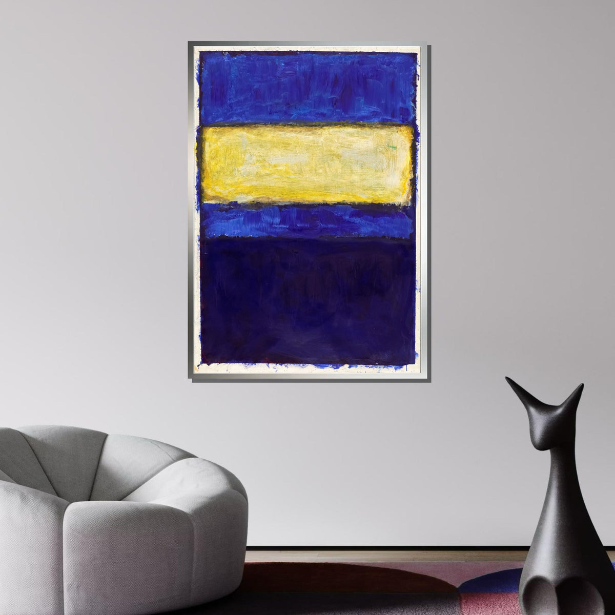 Mix Mark Rothko Framed Canvas,Mark Rothko Wall Art, Art Reproduction,Rothko Reproduction,Rothko Print Poster,Abstract Canvas Wall Art