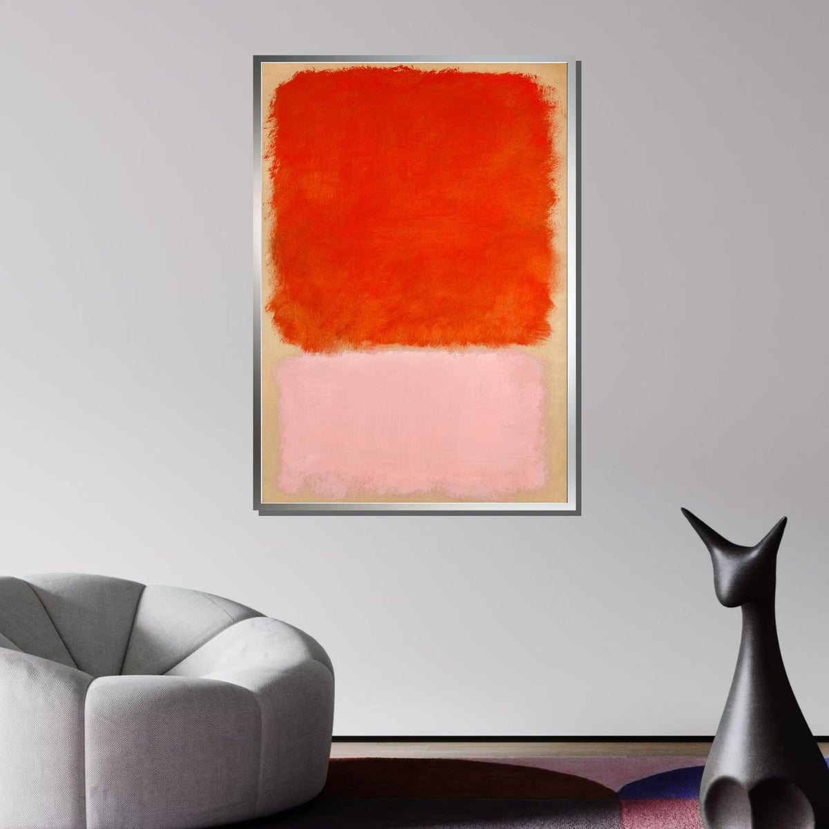 Mix Mark Rothko Framed Canvas,Mark Rothko Wall Art, Art Reproduction,Rothko Reproduction,Rothko Print Poster,Abstract Canvas Wall Art