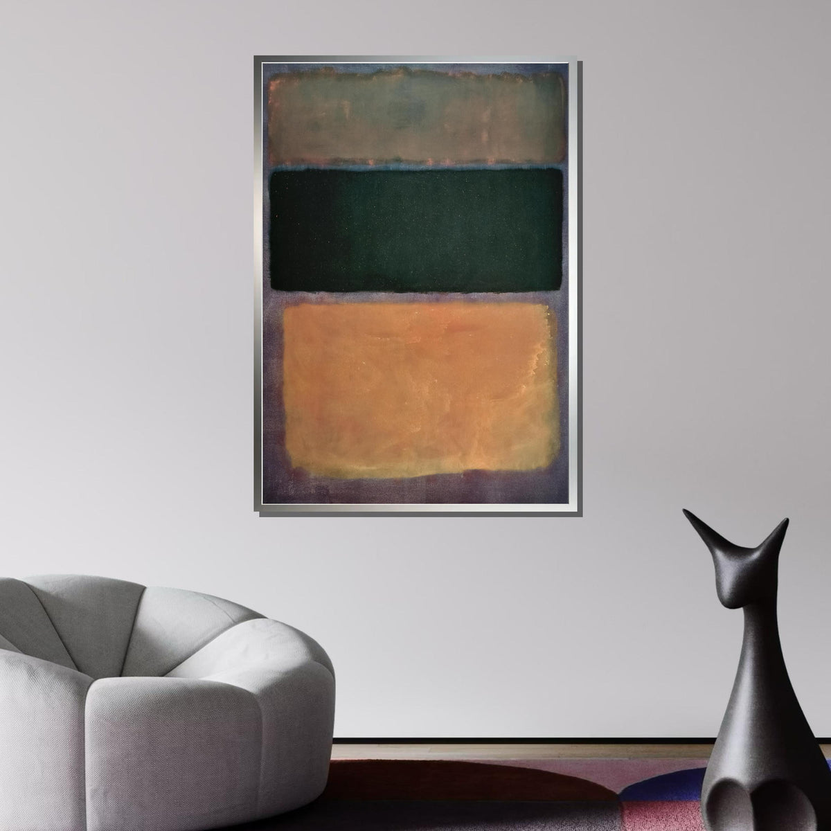 Mix Mark Rothko Framed Canvas,Mark Rothko Wall Art, Art Reproduction,Rothko Reproduction,Rothko Print Poster, Famous Art, Canvas Wall Art