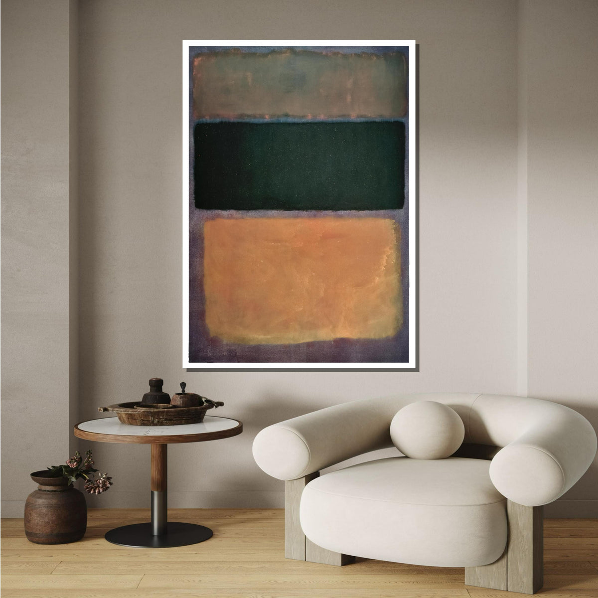Mix Mark Rothko Framed Canvas,Mark Rothko Wall Art, Art Reproduction,Rothko Reproduction,Rothko Print Poster, Famous Art, Canvas Wall Art