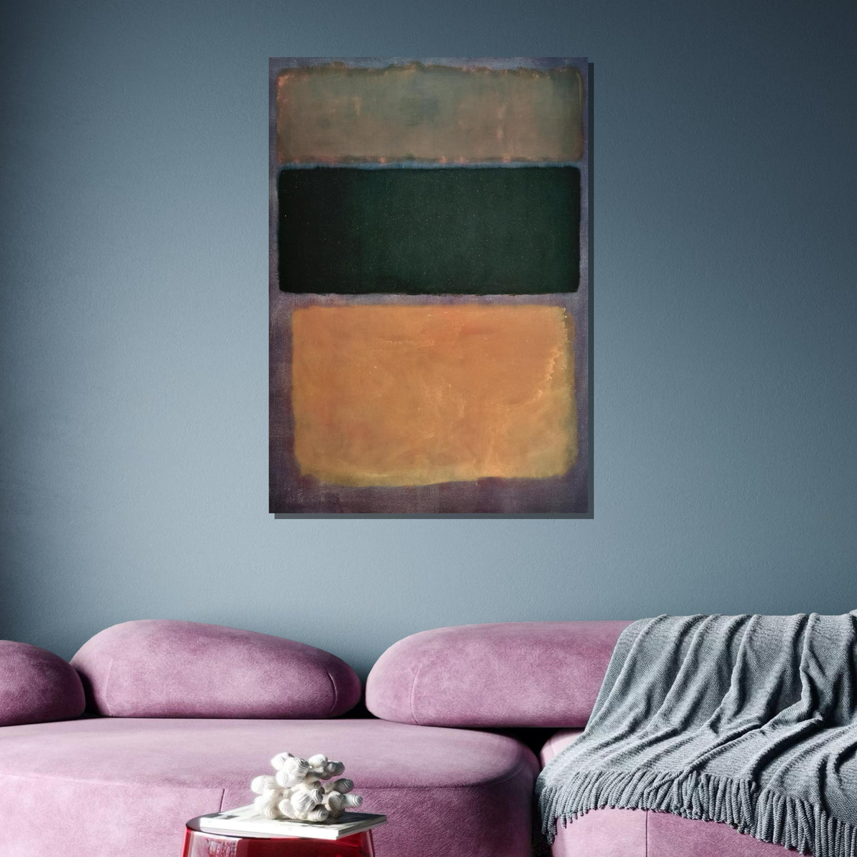Mix Mark Rothko Framed Canvas,Mark Rothko Wall Art, Art Reproduction,Rothko Reproduction,Rothko Print Poster, Famous Art, Canvas Wall Art