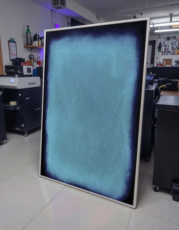 Blue Mark Rothko Framed Canvas,Mark Rothko Wall Art, Art Reproduction,Rothko Reproduction,Rothko Print Poster,Famous Art,Abstract Canvas Art