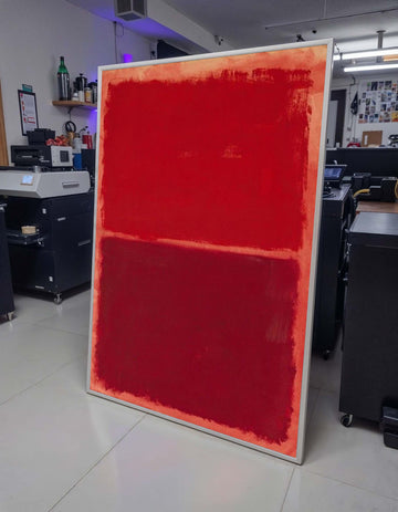 Red Mark Rothko Framed Canvas,Mark Rothko Wall Art, Art Reproduction,Rothko Reproduction,Rothko Print Poster,Famous Art,Abstract Canvas Art