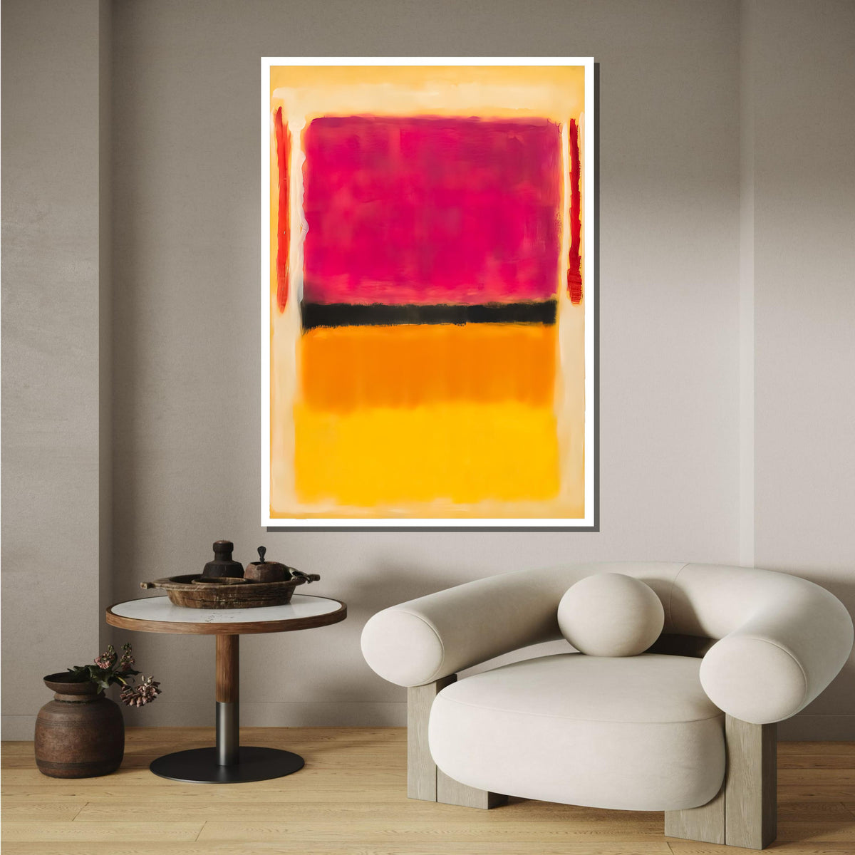 Mix Mark Rothko Framed Canvas,Mark Rothko Wall Art, Art Reproduction,Rothko Reproduction,Rothko Print Poster, Famous Art, Canvas Wall Art