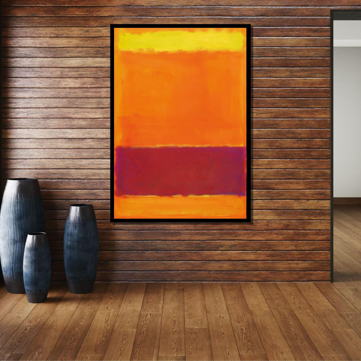 Mix Mark Rothko Framed Canvas,Mark Rothko Wall Art, Art Reproduction,Rothko Reproduction,Rothko Print Poster, Famous Art, Canvas Wall Art