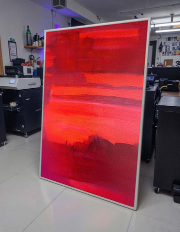 Red Mark Rothko Framed Canvas,Mark Rothko Wall Art, Art Reproduction,Rothko Reproduction,Rothko Print Poster, Famous Art, Canvas Wall Art