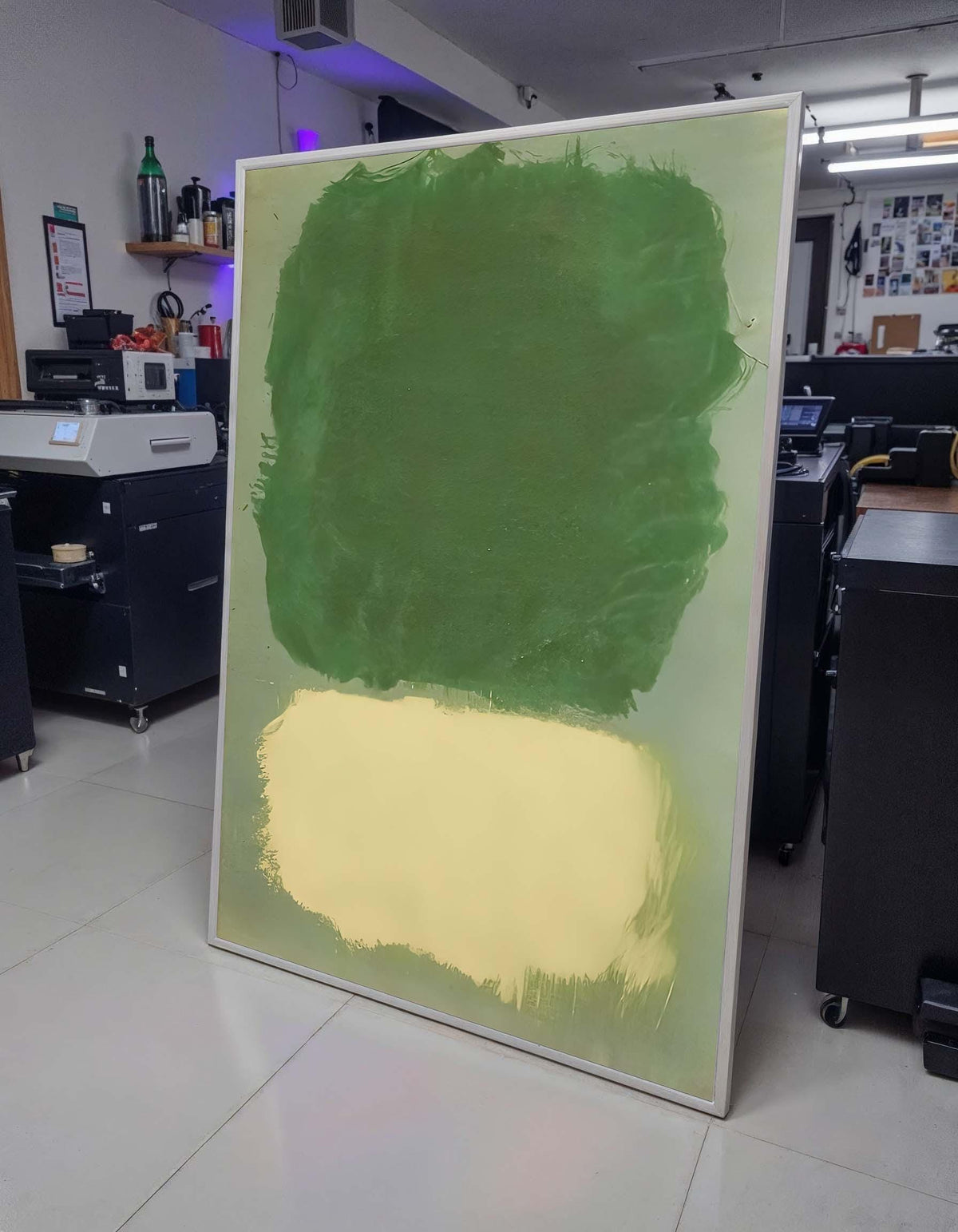 Green ,Mark Rothko Framed Canvas,Mark Rothko Wall Art, Art Reproduction,Rothko Reproduction,Rothko Print Poster,Abstract Canvas Art