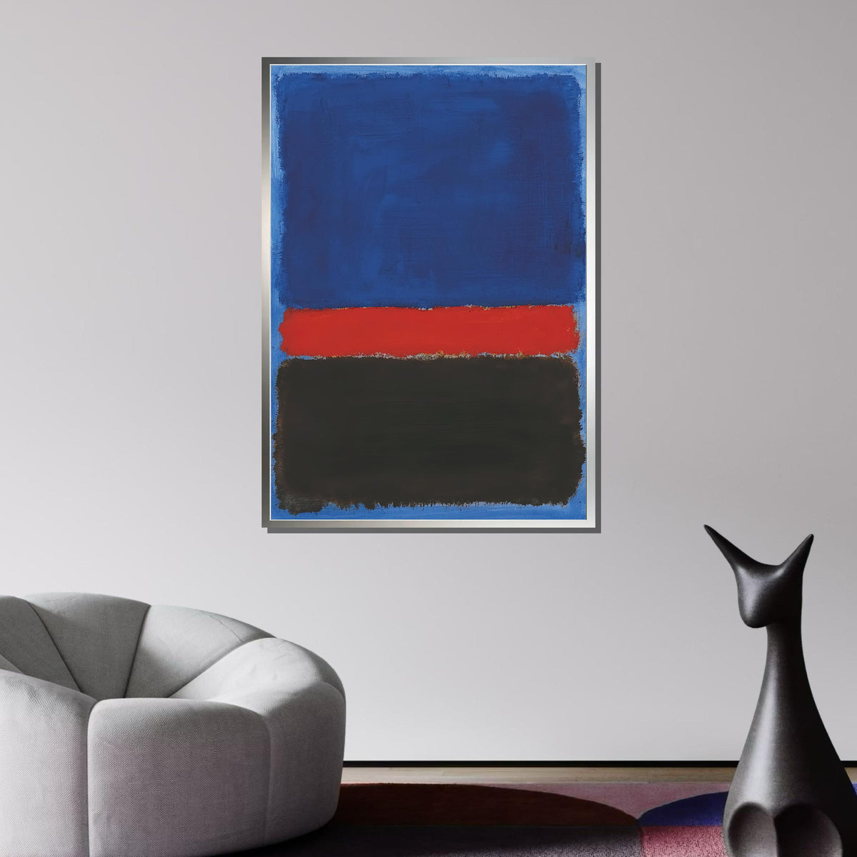 Mix Mark Rothko Framed Canvas,Mark Rothko Wall Art, Art Reproduction,Rothko Reproduction,Rothko Print Poster, Famous Art, Canvas Wall Art