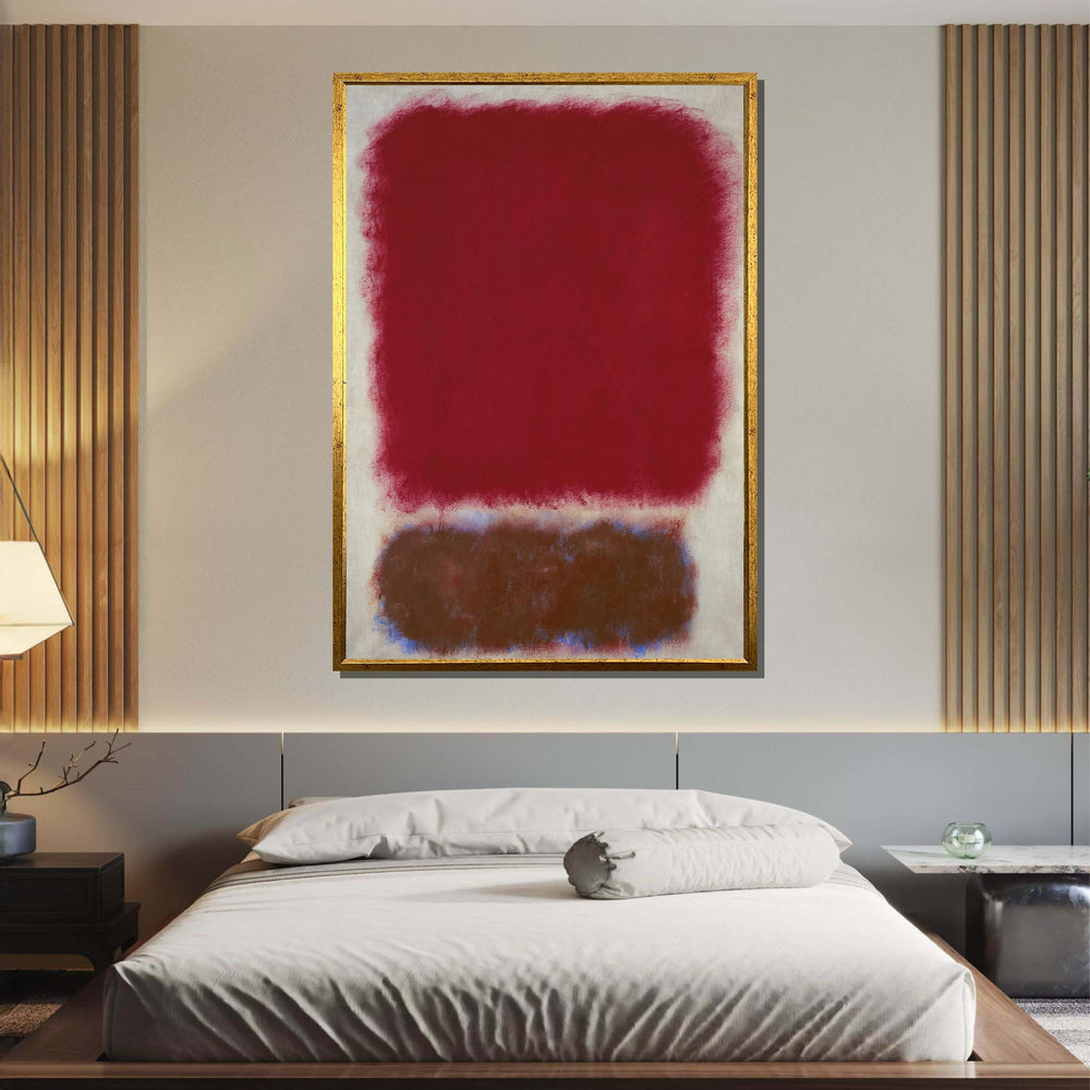 Red,Mark Rothko Framed Canvas,Mark Rothko Wall Art, Art Reproduction,Rothko Reproduction,Rothko Print Poster,Abstract Canvas Art