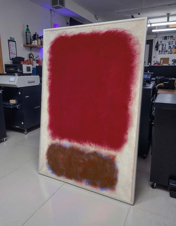 Red,Mark Rothko Framed Canvas,Mark Rothko Wall Art, Art Reproduction,Rothko Reproduction,Rothko Print Poster,Abstract Canvas Art