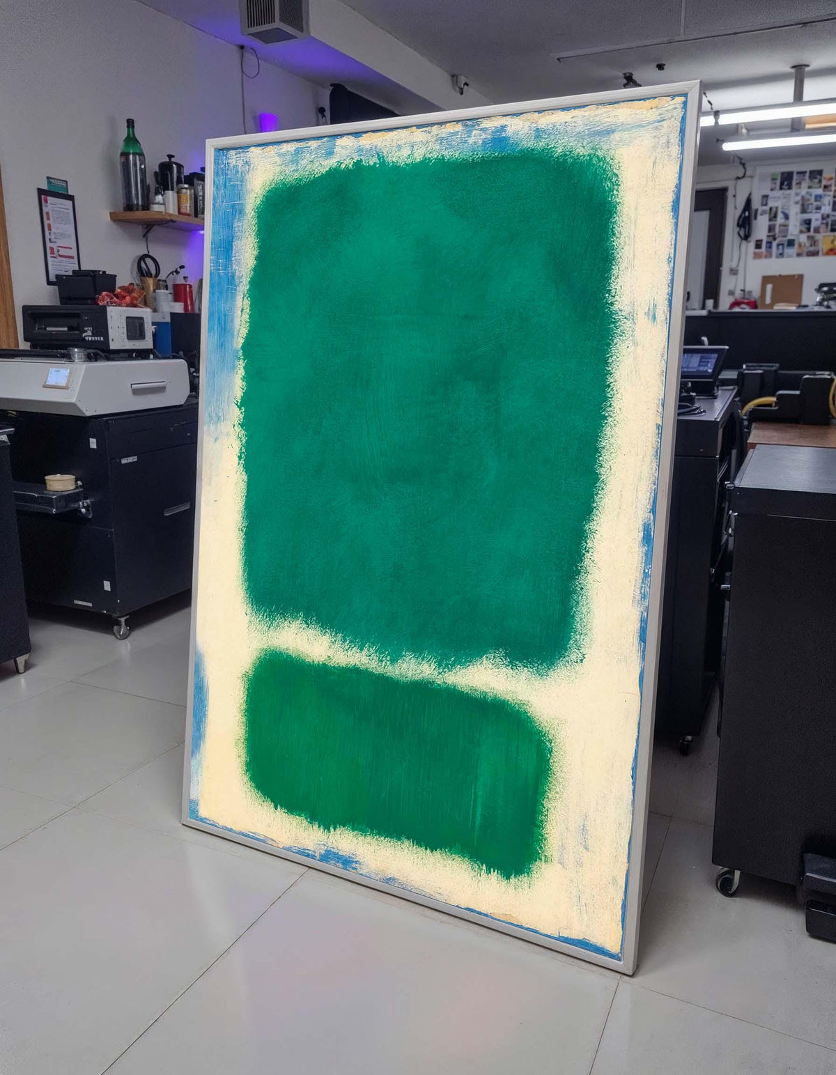 Green ,Mark Rothko Framed Canvas,Mark Rothko Wall Art, Art Reproduction,Rothko Reproduction,Rothko Print Poster,Abstract Canvas Art
