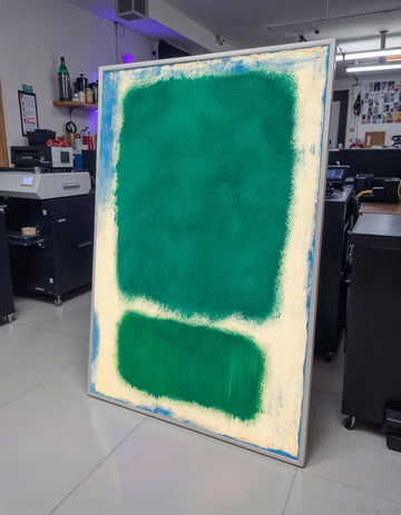 Green ,Mark Rothko Framed Canvas,Mark Rothko Wall Art, Art Reproduction,Rothko Reproduction,Rothko Print Poster,Abstract Canvas Art