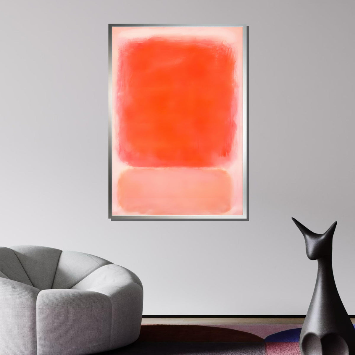 Mix Mark Rothko Framed Canvas,Mark Rothko Wall Art, Art Reproduction,Rothko Reproduction,Rothko Print Poster, Famous Art, Canvas Wall Art