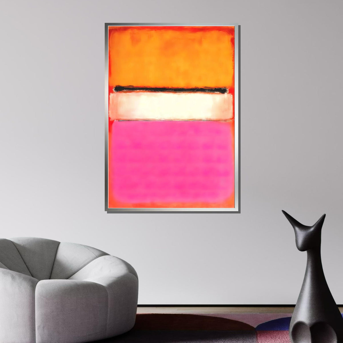 Mix Mark Rothko Framed Canvas,Mark Rothko Wall Art, Art Reproduction,Rothko Reproduction,Rothko Print Poster, Famous Art, Canvas Wall Art