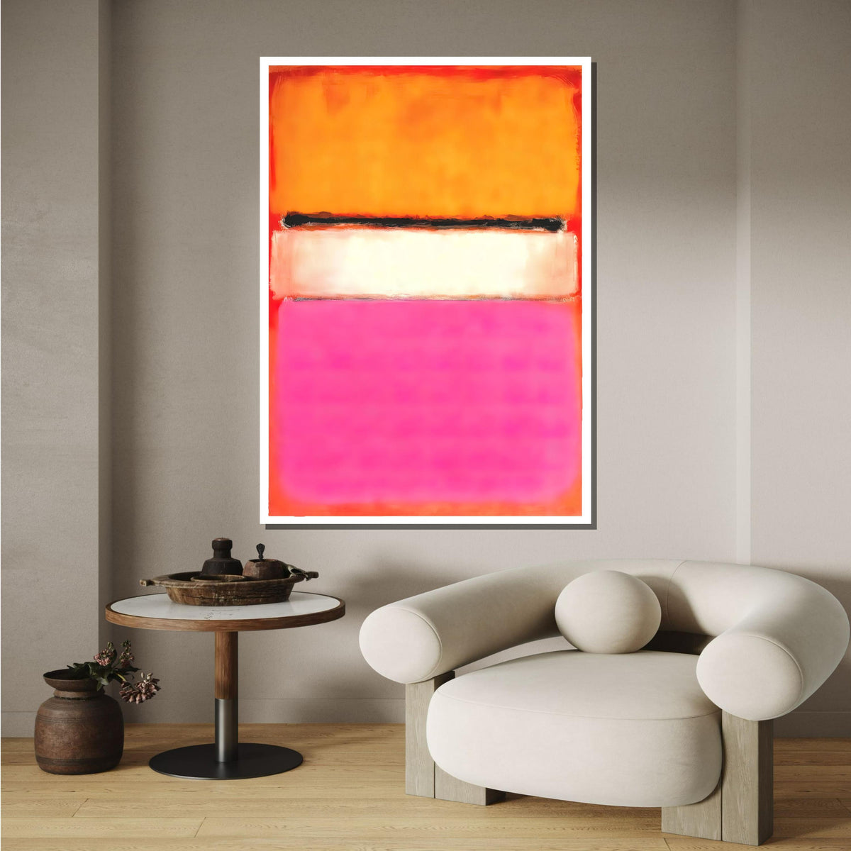 Mix Mark Rothko Framed Canvas,Mark Rothko Wall Art, Art Reproduction,Rothko Reproduction,Rothko Print Poster, Famous Art, Canvas Wall Art