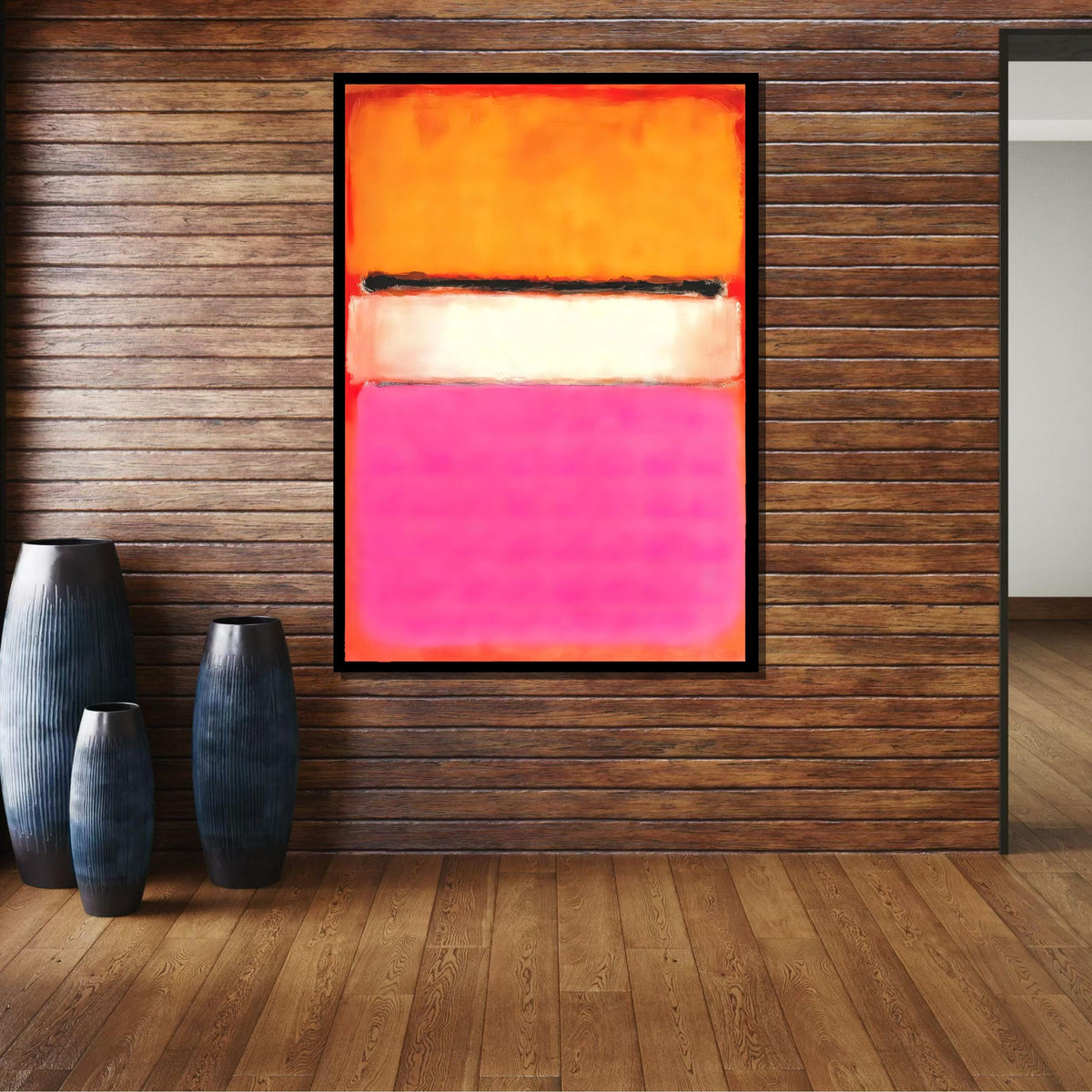 Mix Mark Rothko Framed Canvas,Mark Rothko Wall Art, Art Reproduction,Rothko Reproduction,Rothko Print Poster, Famous Art, Canvas Wall Art