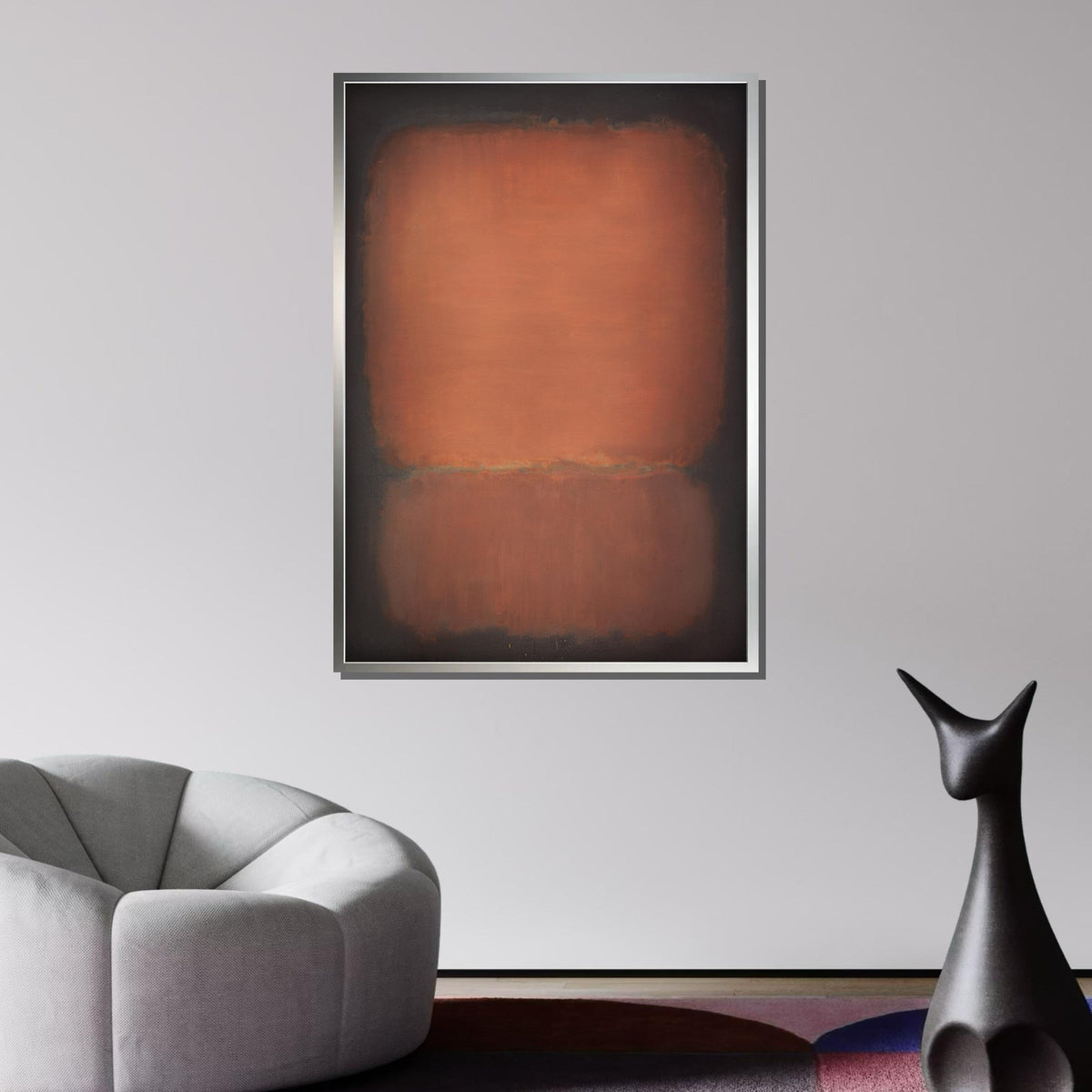 Mix Mark Rothko Framed Canvas,Mark Rothko Wall Art, Art Reproduction,Rothko Reproduction,Rothko Print Poster, Famous Art, Canvas Wall Art