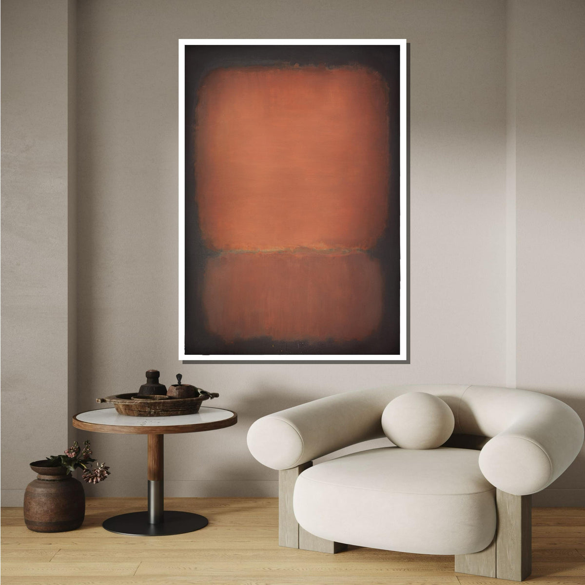 Mix Mark Rothko Framed Canvas,Mark Rothko Wall Art, Art Reproduction,Rothko Reproduction,Rothko Print Poster, Famous Art, Canvas Wall Art