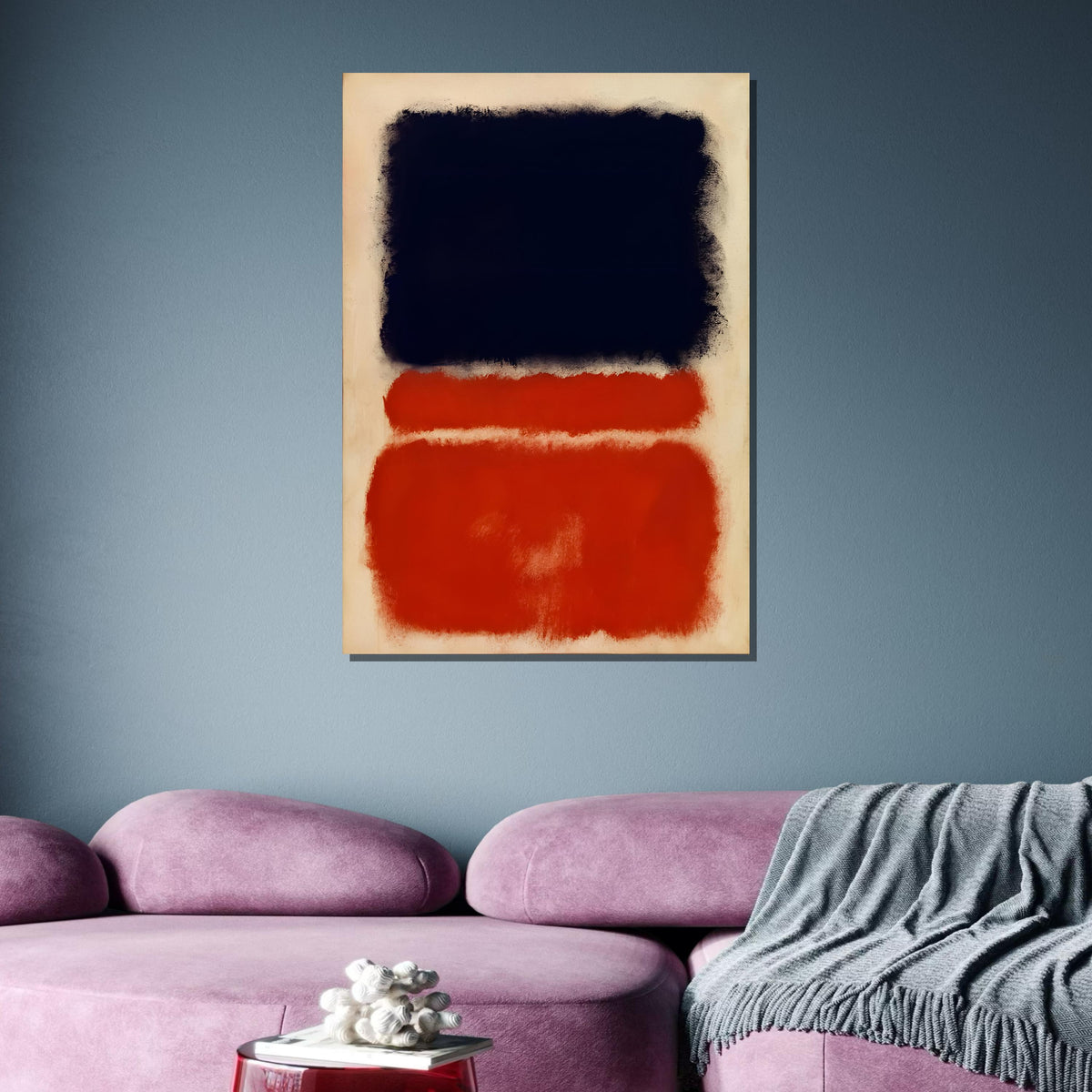 Mix Mark Rothko Framed Canvas,Mark Rothko Wall Art, Art Reproduction,Rothko Reproduction,Rothko Print Poster, Famous Art, Canvas Wall Art