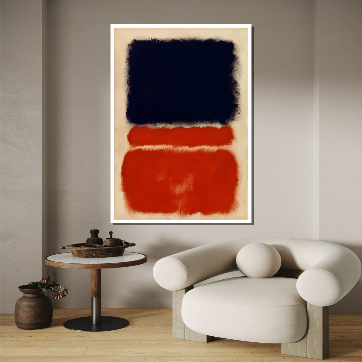 Mix Mark Rothko Framed Canvas,Mark Rothko Wall Art, Art Reproduction,Rothko Reproduction,Rothko Print Poster, Famous Art, Canvas Wall Art