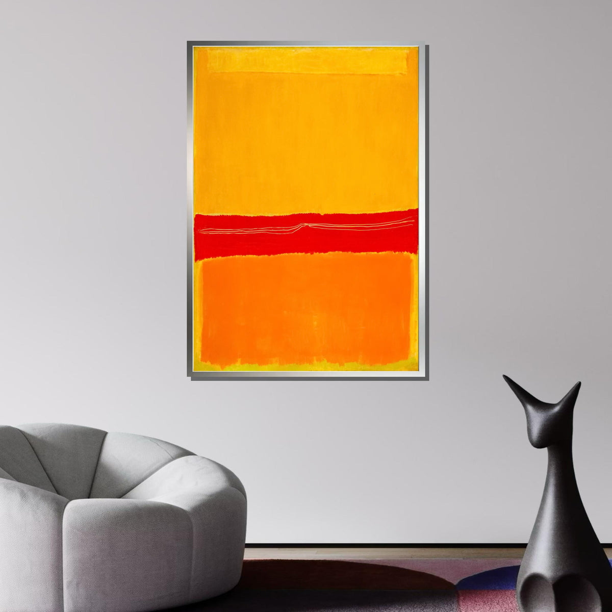 Mix Mark Rothko Framed Canvas,Mark Rothko Wall Art, Art Reproduction,Rothko Reproduction,Rothko Print Poster, Famous Art, Canvas Wall Art