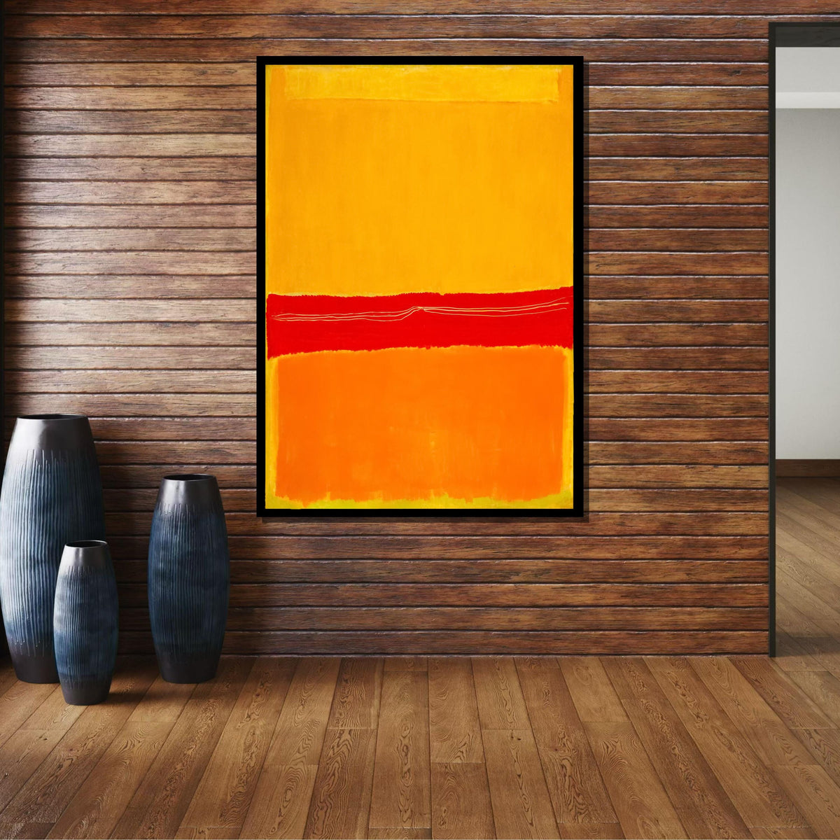 Mix Mark Rothko Framed Canvas,Mark Rothko Wall Art, Art Reproduction,Rothko Reproduction,Rothko Print Poster, Famous Art, Canvas Wall Art