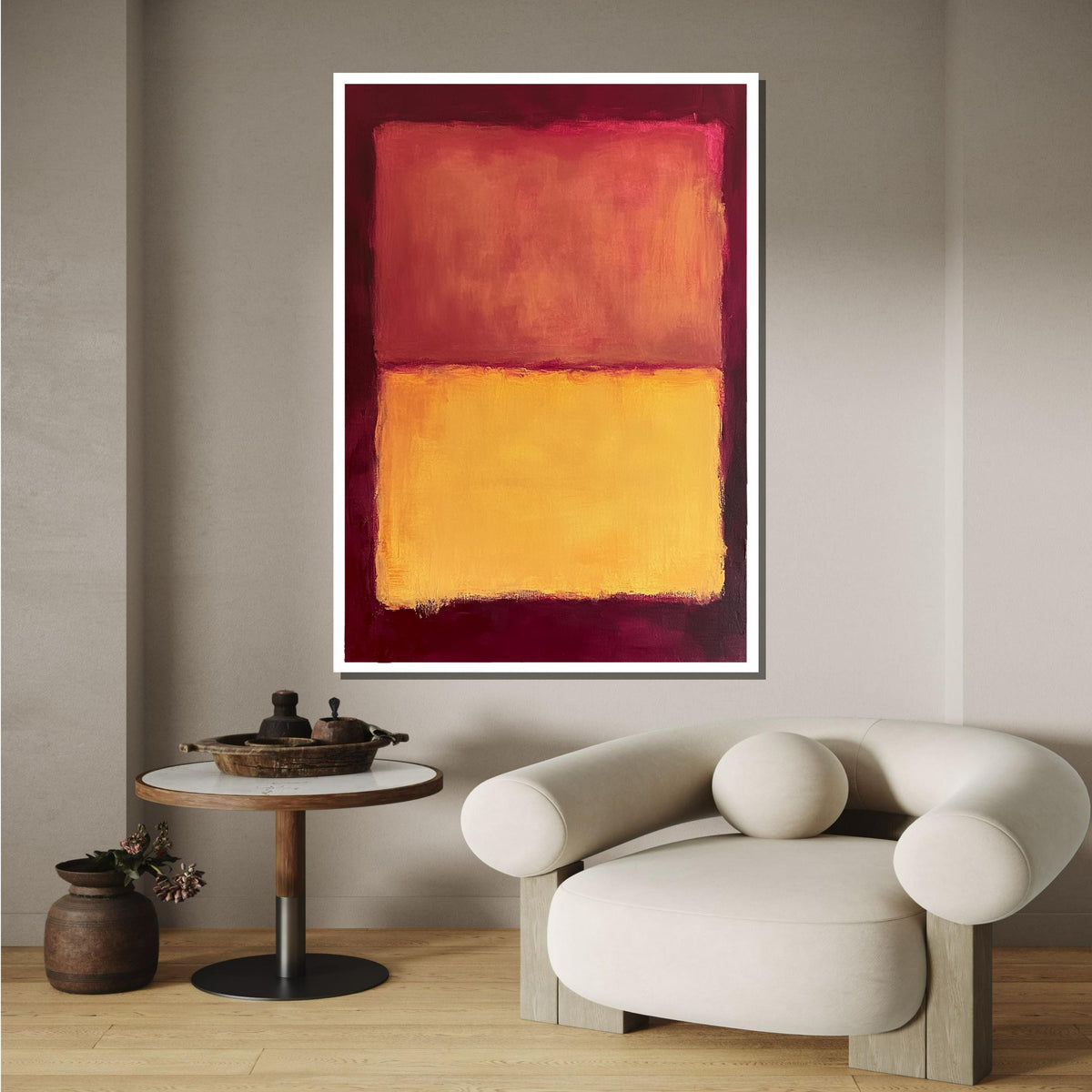Mix Mark Rothko Framed Canvas,Mark Rothko Wall Art, Art Reproduction,Rothko Reproduction,Rothko Print Poster, Famous Art, Canvas Wall Art