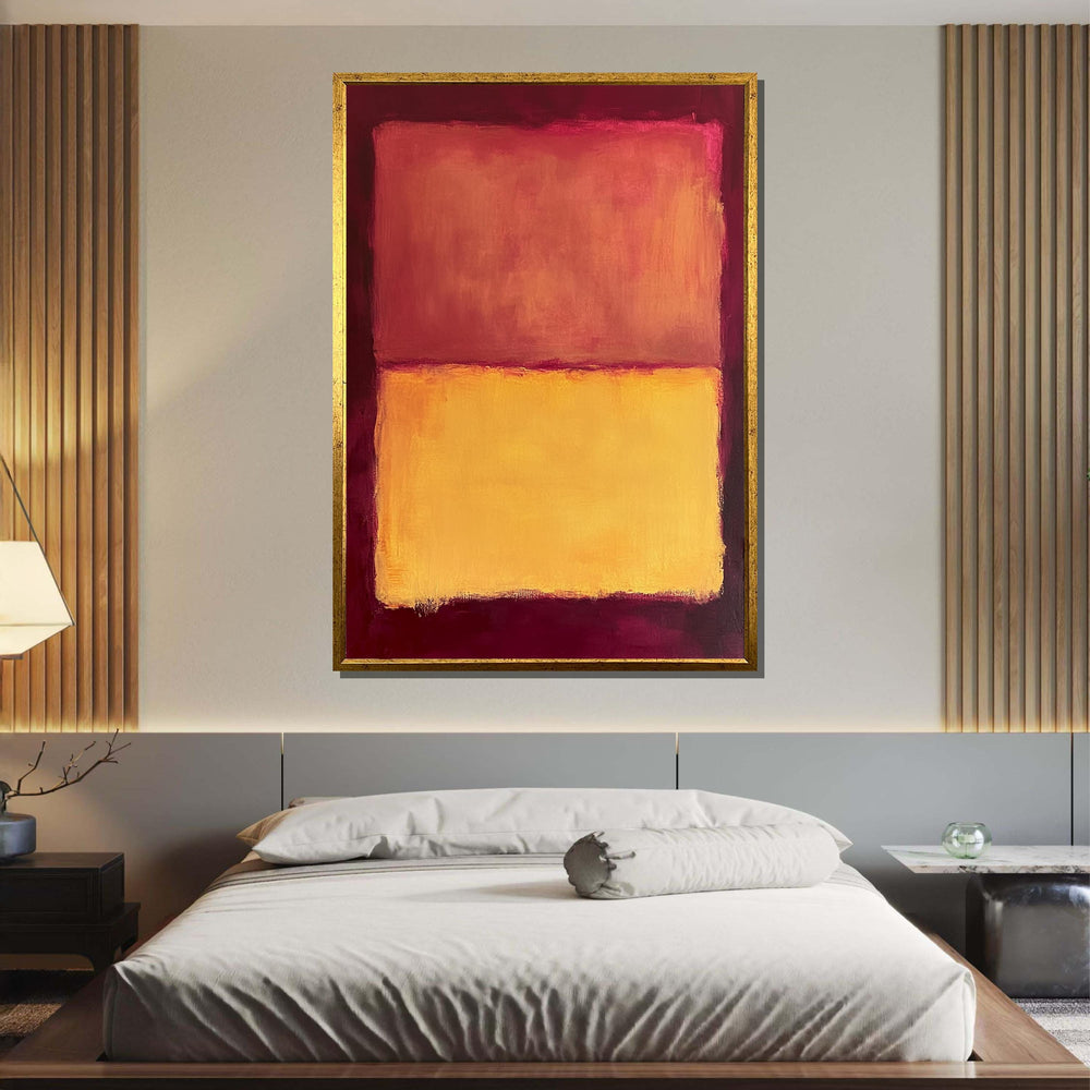 Mix Mark Rothko Framed Canvas,Mark Rothko Wall Art, Art Reproduction,Rothko Reproduction,Rothko Print Poster, Famous Art, Canvas Wall Art