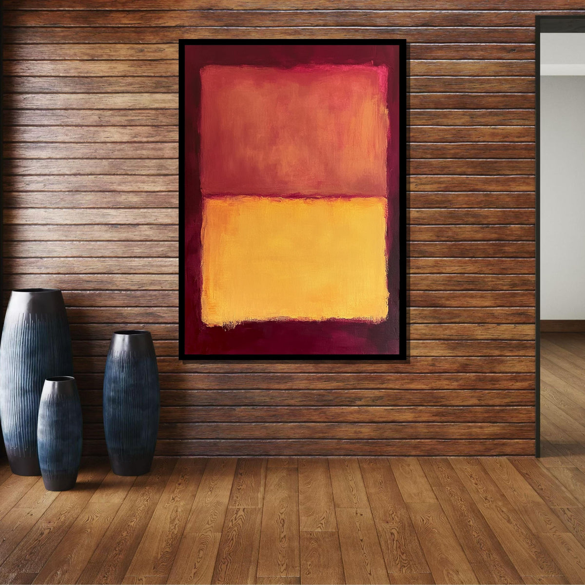 Mix Mark Rothko Framed Canvas,Mark Rothko Wall Art, Art Reproduction,Rothko Reproduction,Rothko Print Poster, Famous Art, Canvas Wall Art