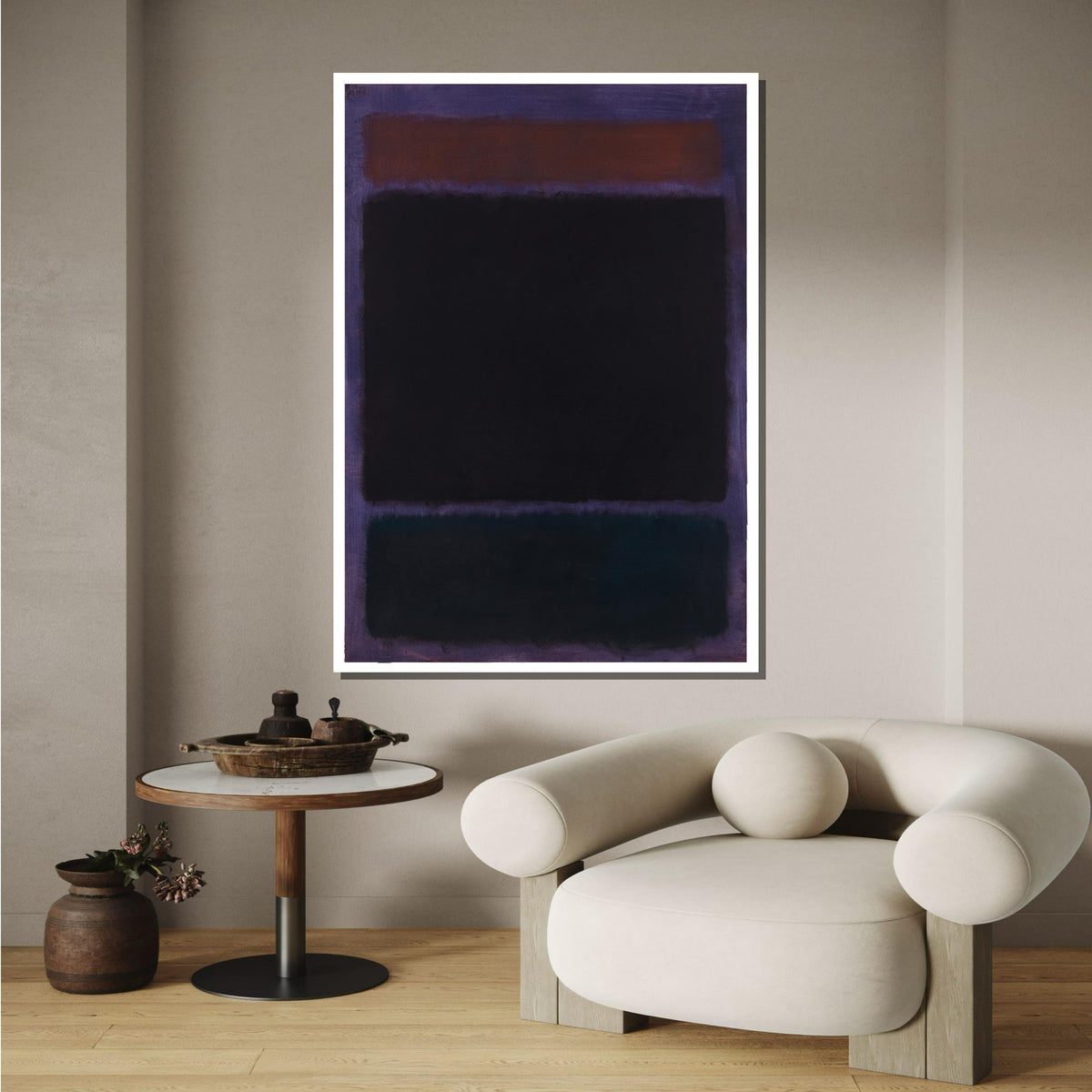 Mix Mark Rothko Framed Canvas,Mark Rothko Wall Art, Art Reproduction,Rothko Reproduction,Rothko Print Poster, Famous Art, Canvas Wall Art