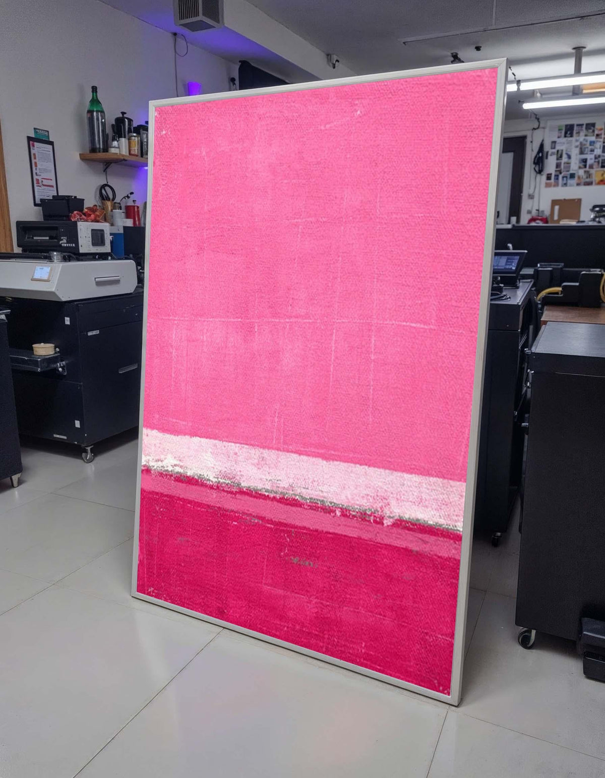 Pink Mark Rothko Framed Canvas,Mark Rothko Wall Art, Art Reproduction,Rothko Reproduction,Rothko Print Poster, Famous Art, Canvas Wall Art