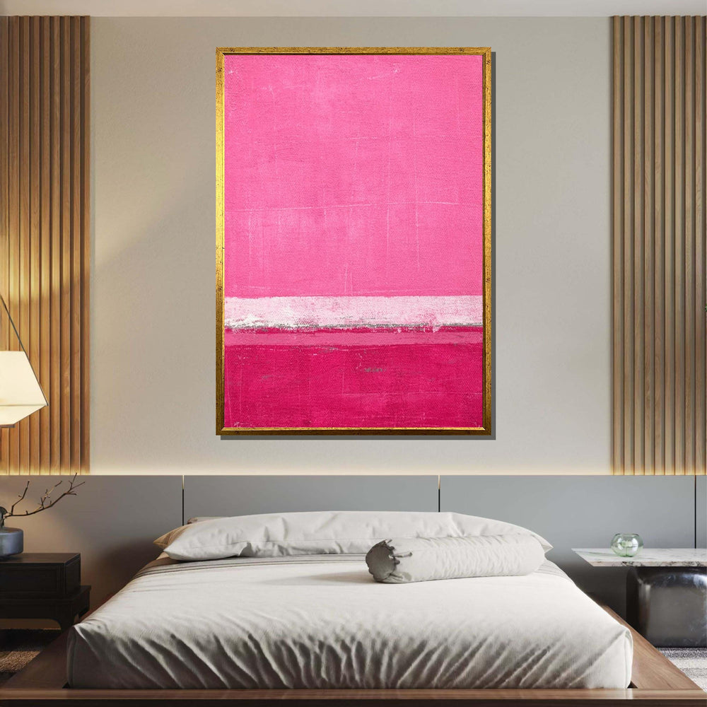 Pink Mark Rothko Framed Canvas,Mark Rothko Wall Art, Art Reproduction,Rothko Reproduction,Rothko Print Poster, Famous Art, Canvas Wall Art