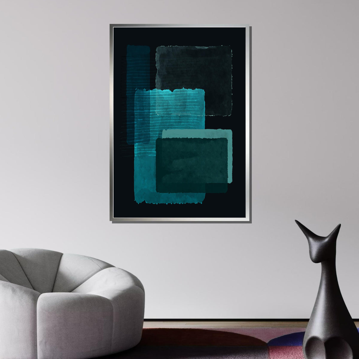 Mix Mark Rothko Framed Canvas,Mark Rothko Wall Art, Art Reproduction,Rothko Reproduction,Rothko Print Poster, Famous Art, Canvas Wall Art