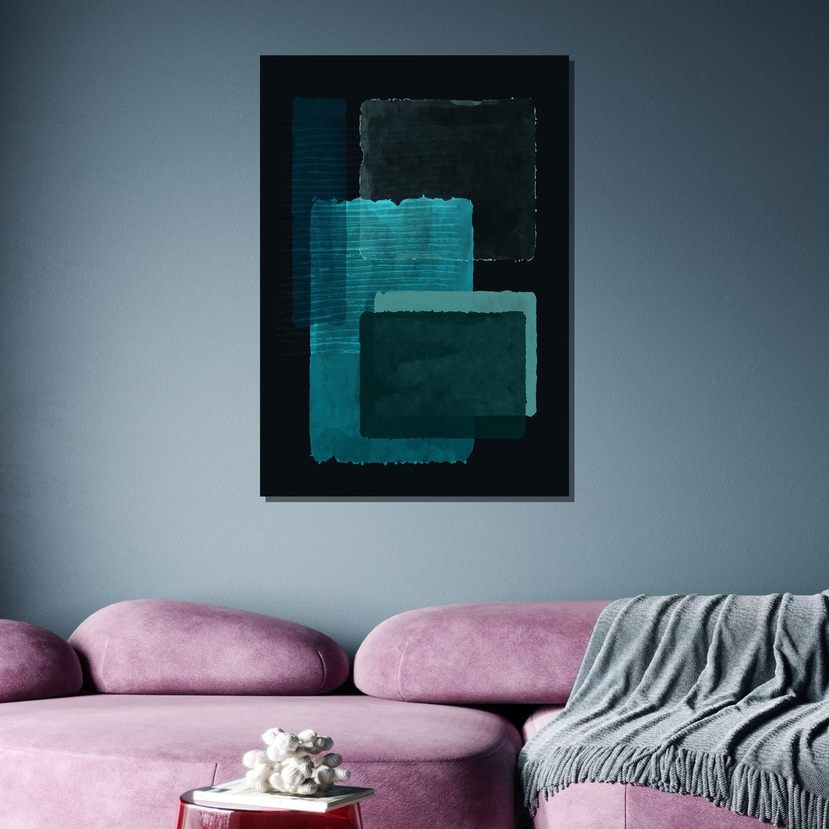Mix Mark Rothko Framed Canvas,Mark Rothko Wall Art, Art Reproduction,Rothko Reproduction,Rothko Print Poster, Famous Art, Canvas Wall Art