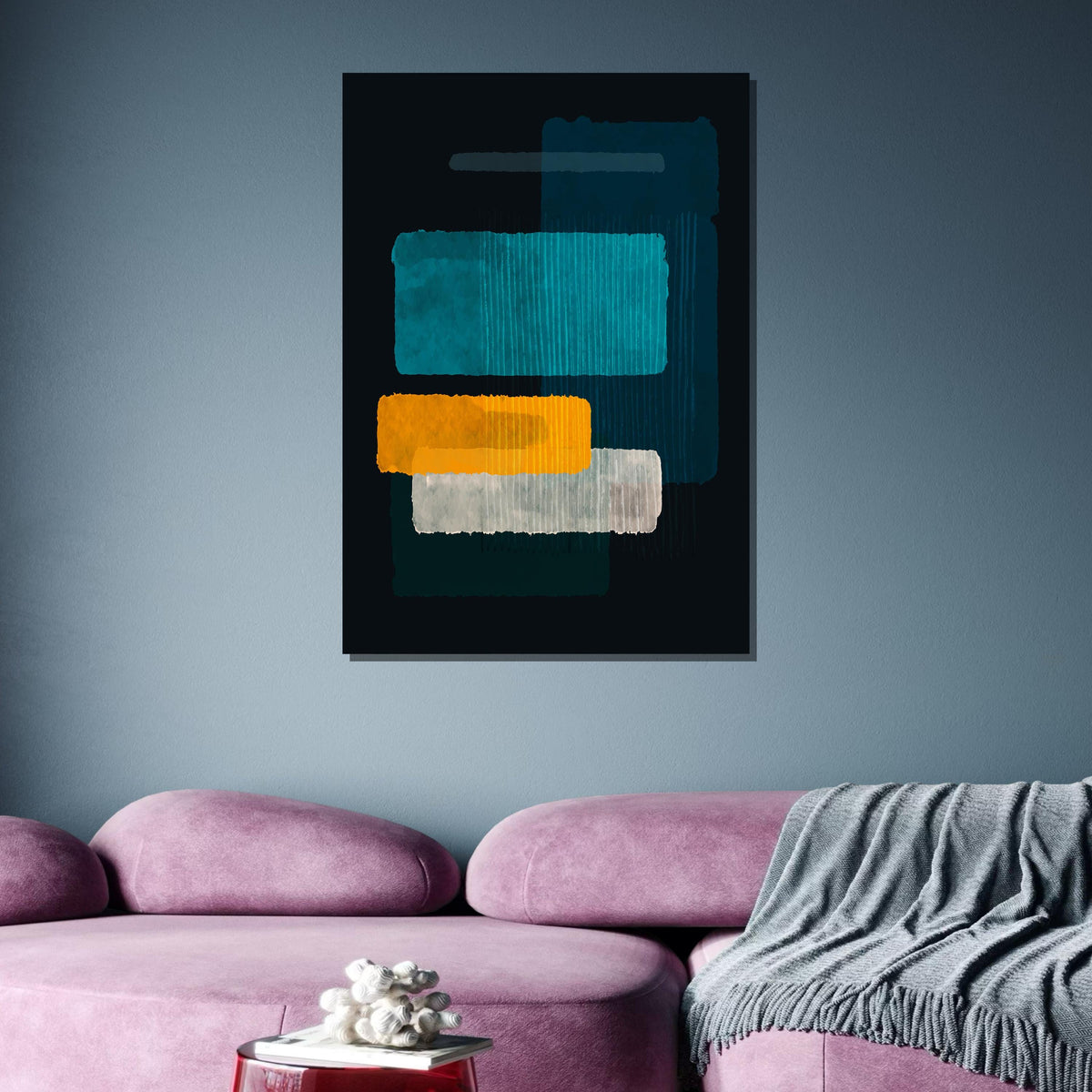 Mix Mark Rothko Framed Canvas,Mark Rothko Wall Art, Art Reproduction,Rothko Reproduction,Rothko Print Poster, Famous Art, Canvas Wall Art