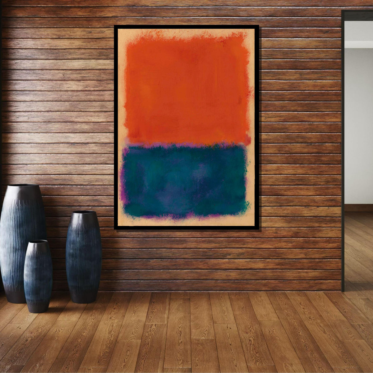 Mix Mark Rothko Framed Canvas,Mark Rothko Wall Art, Art Reproduction,Rothko Reproduction,Rothko Print Poster, Famous Art, Canvas Wall Art