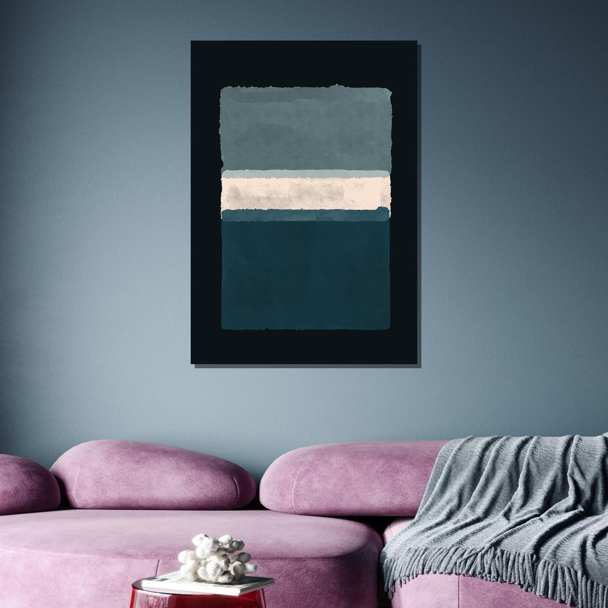 Mix Mark Rothko Framed Canvas,Mark Rothko Wall Art, Art Reproduction,Rothko Reproduction,Rothko Print Poster, Famous Art, Canvas Wall Art
