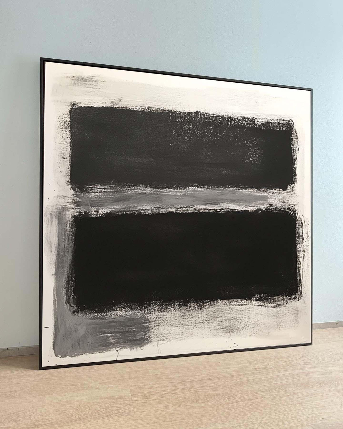 Black-White Mark Rothko Framed Canvas,Mark Rothko Wall Art, Art Reproduction,Rothko Reproduction,Rothko Print Poster, Famous Art