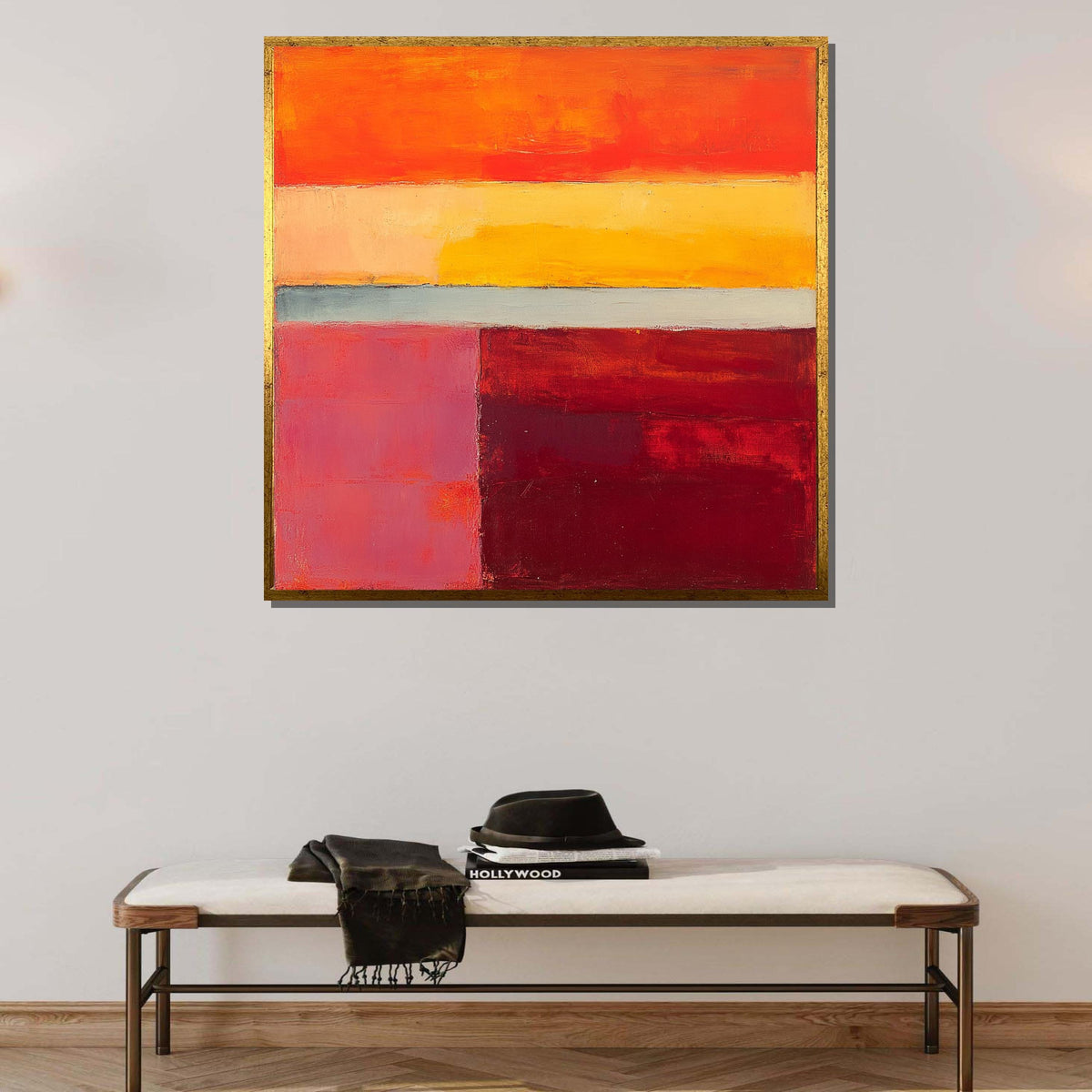 Mix Mark Rothko Framed Canvas,Mark Rothko Wall Art, Art Reproduction,Rothko Reproduction,Rothko Print Poster, Famous Art, Canvas Wall Art