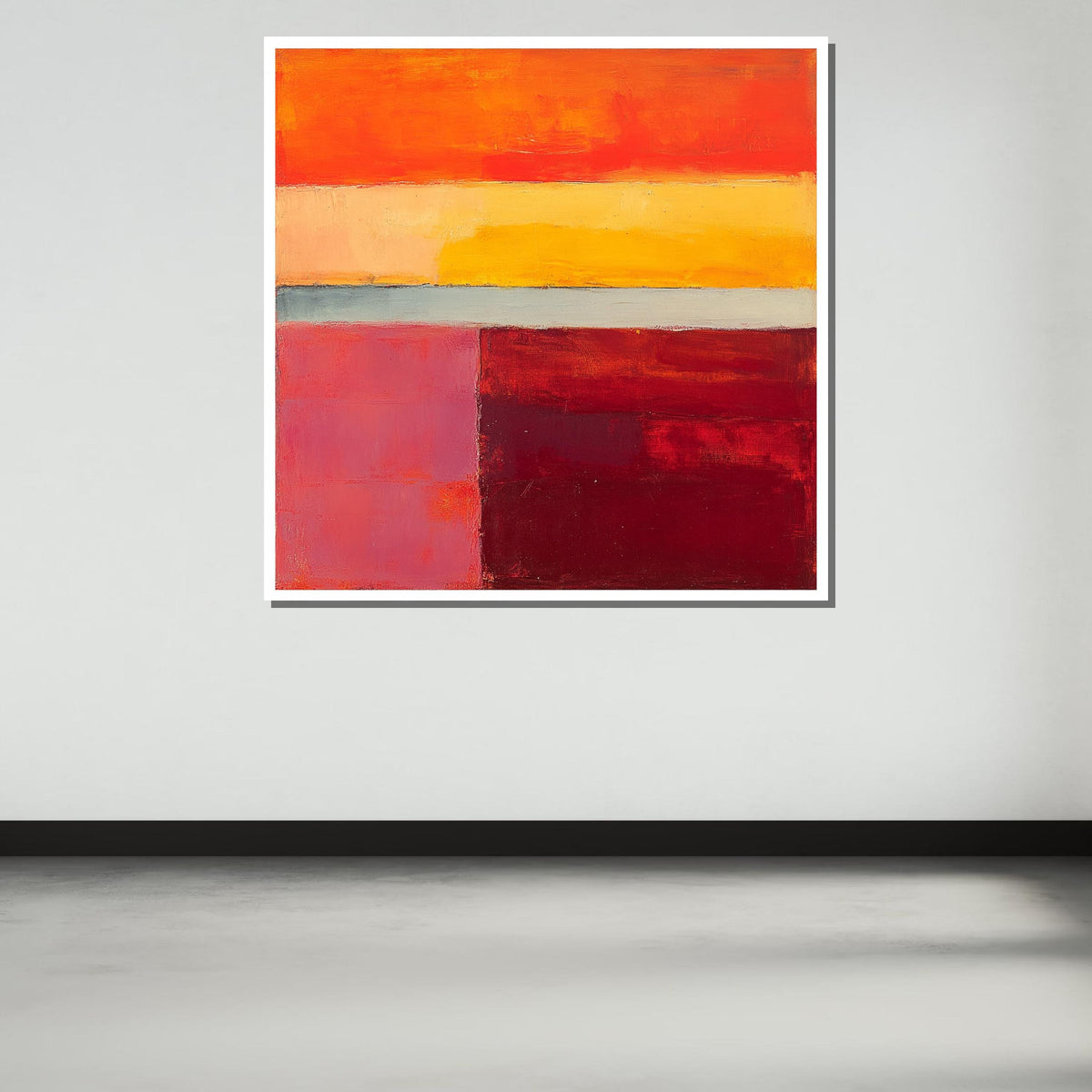 Mix Mark Rothko Framed Canvas,Mark Rothko Wall Art, Art Reproduction,Rothko Reproduction,Rothko Print Poster, Famous Art, Canvas Wall Art