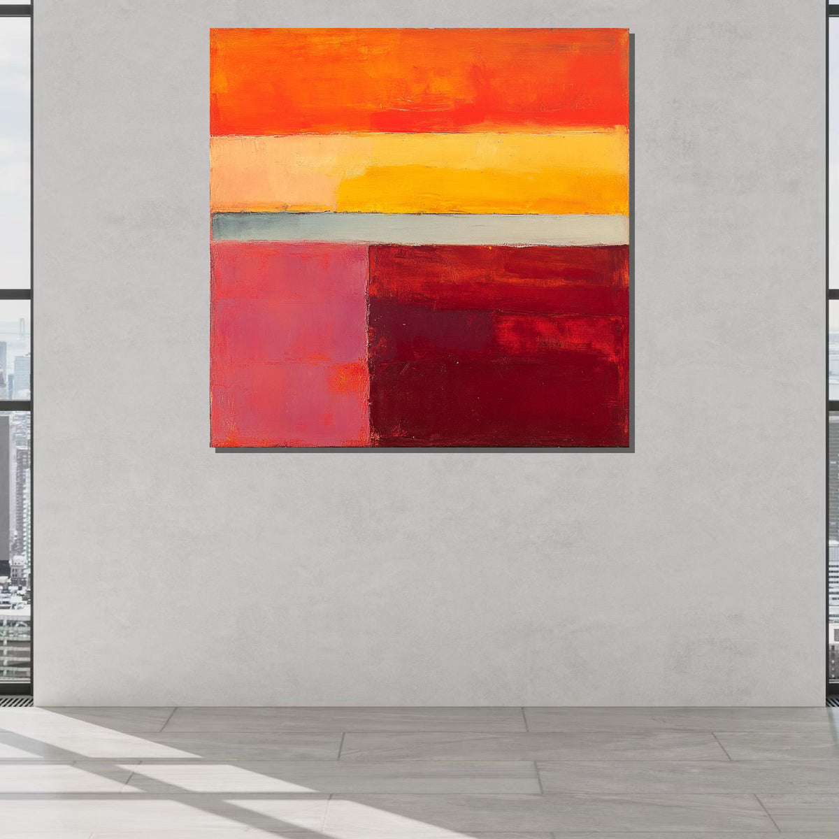 Mix Mark Rothko Framed Canvas,Mark Rothko Wall Art, Art Reproduction,Rothko Reproduction,Rothko Print Poster, Famous Art, Canvas Wall Art