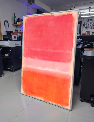 Pink Mix Mark Rothko Framed Canvas,Mark Rothko Wall Art, Art Reproduction,Rothko Reproduction,Rothko Print Poster,Famous Art,Canvas Wall Art