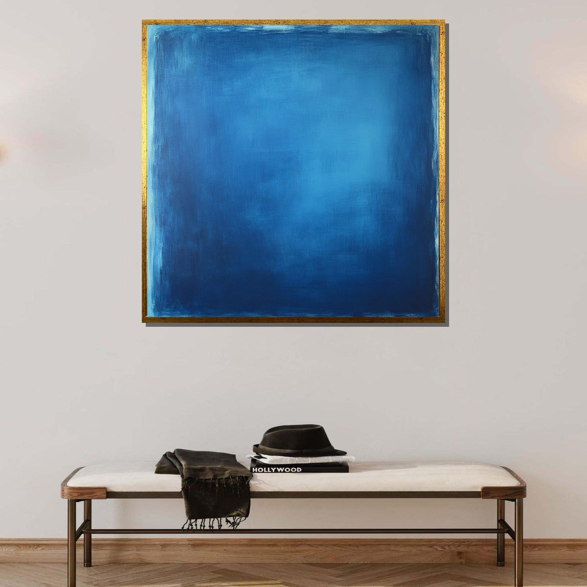 Blue Mark Rothko Framed Canvas,Mark Rothko Wall Art, Art Reproduction,Rothko Reproduction,Rothko Print Poster, Famous Art, Canvas Wall Art