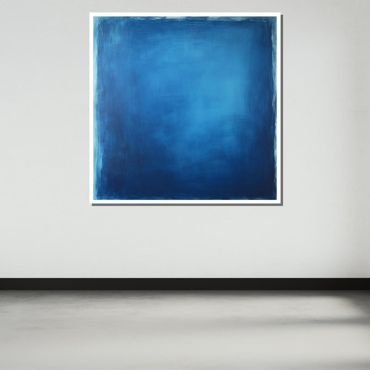 Blue Mark Rothko Framed Canvas,Mark Rothko Wall Art, Art Reproduction,Rothko Reproduction,Rothko Print Poster, Famous Art, Canvas Wall Art